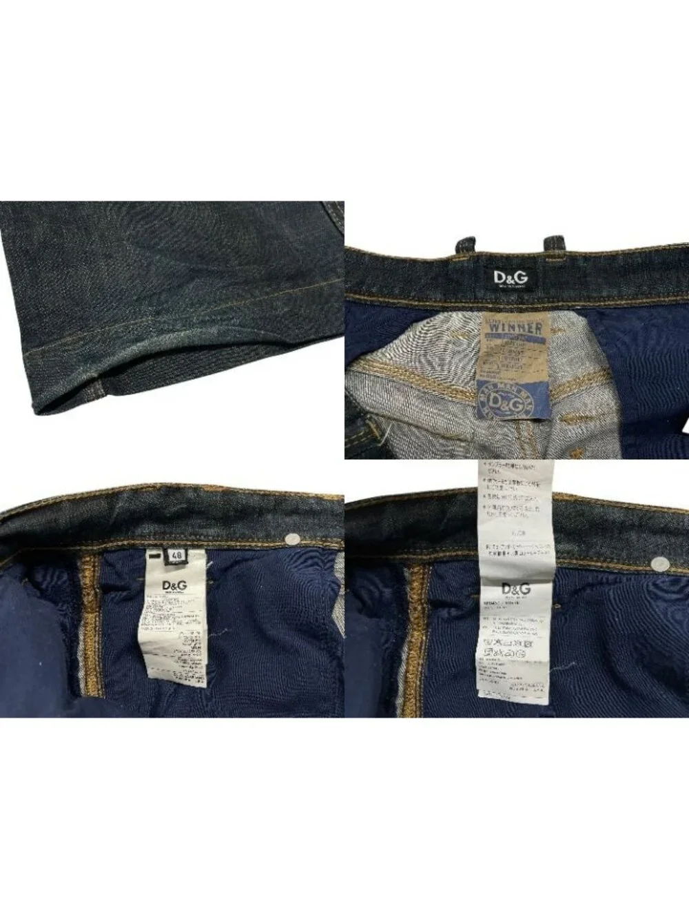 Dolce & Gabbana Denim Pants Made by Luco Cotton Elastane Blue